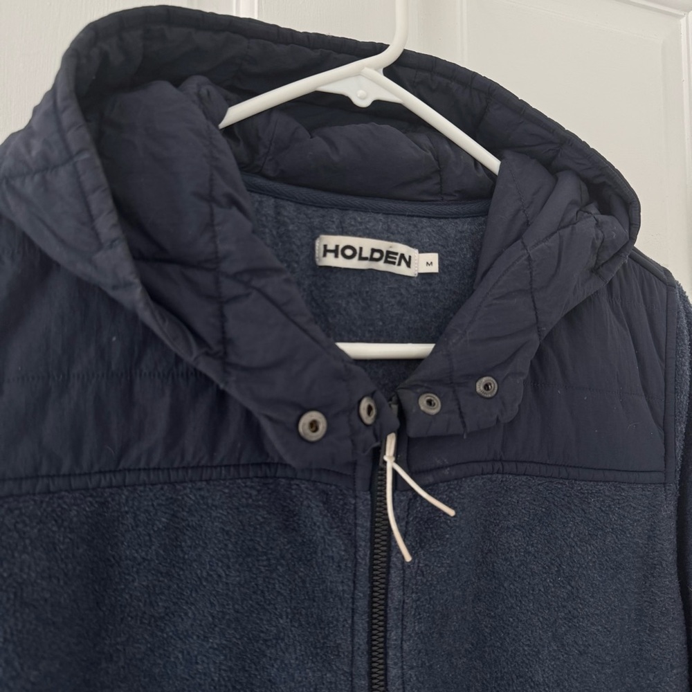 Holden Outerwear Navy Blue Hooded Fleece - Picture 2 of 3